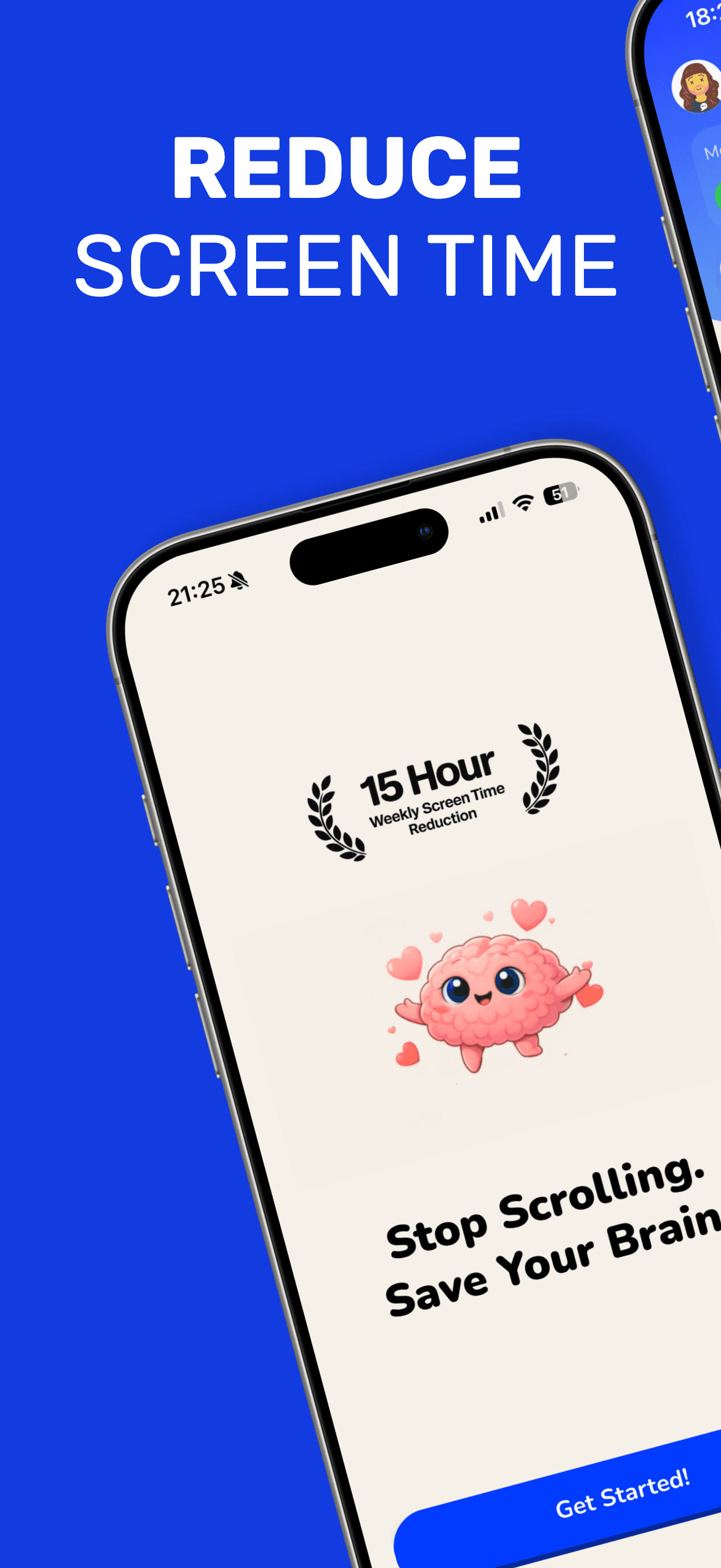 MindRot App Store screenshot: Reduce Screen Time