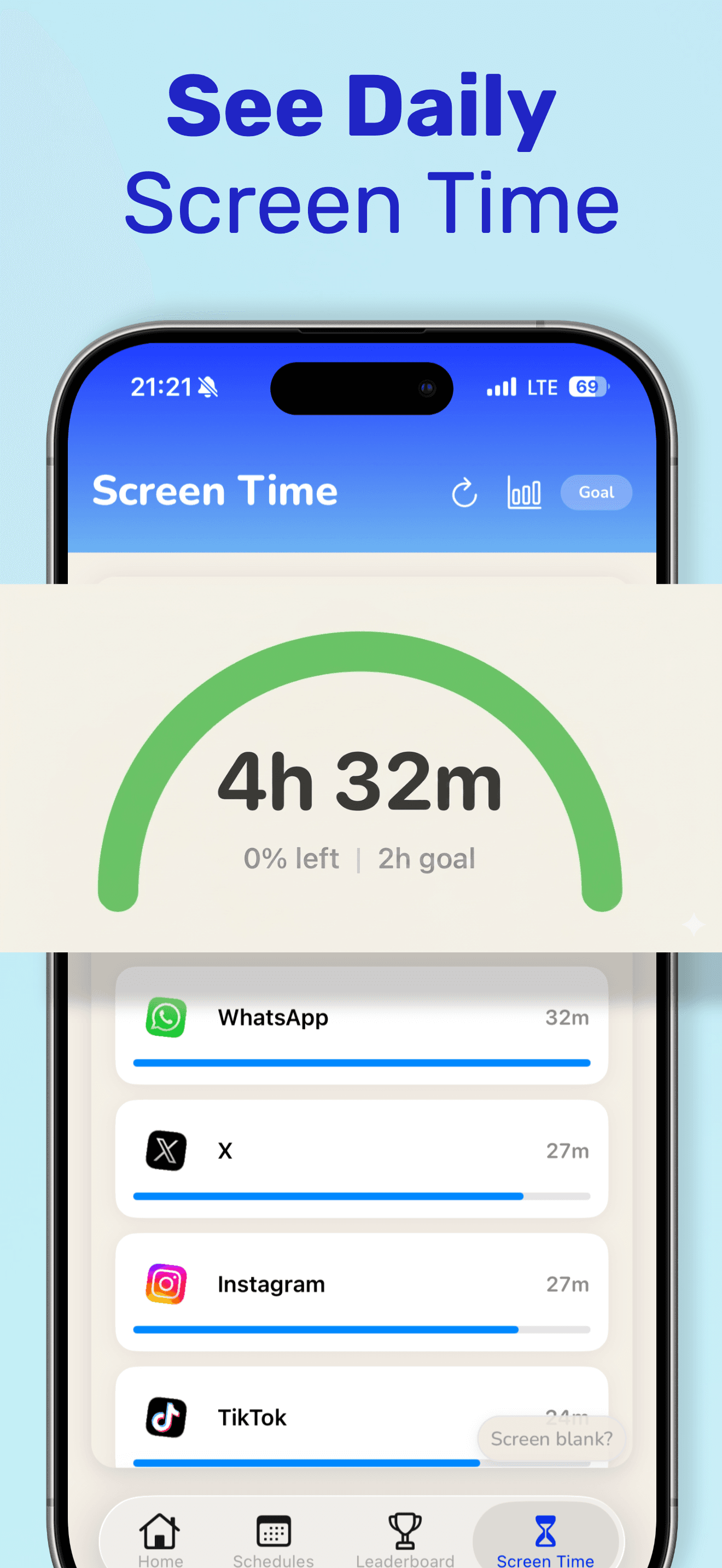 MindRot App Store screenshot: Activate Zen Mode focus feature